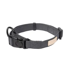 [15% OFF] Fuzzyard Life Cotton Slate Grey Dog Collar (3 Sizes)
