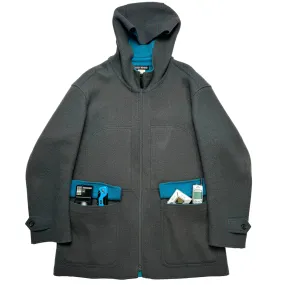 2004 Issey Miyake Wool Two-Tone Coat