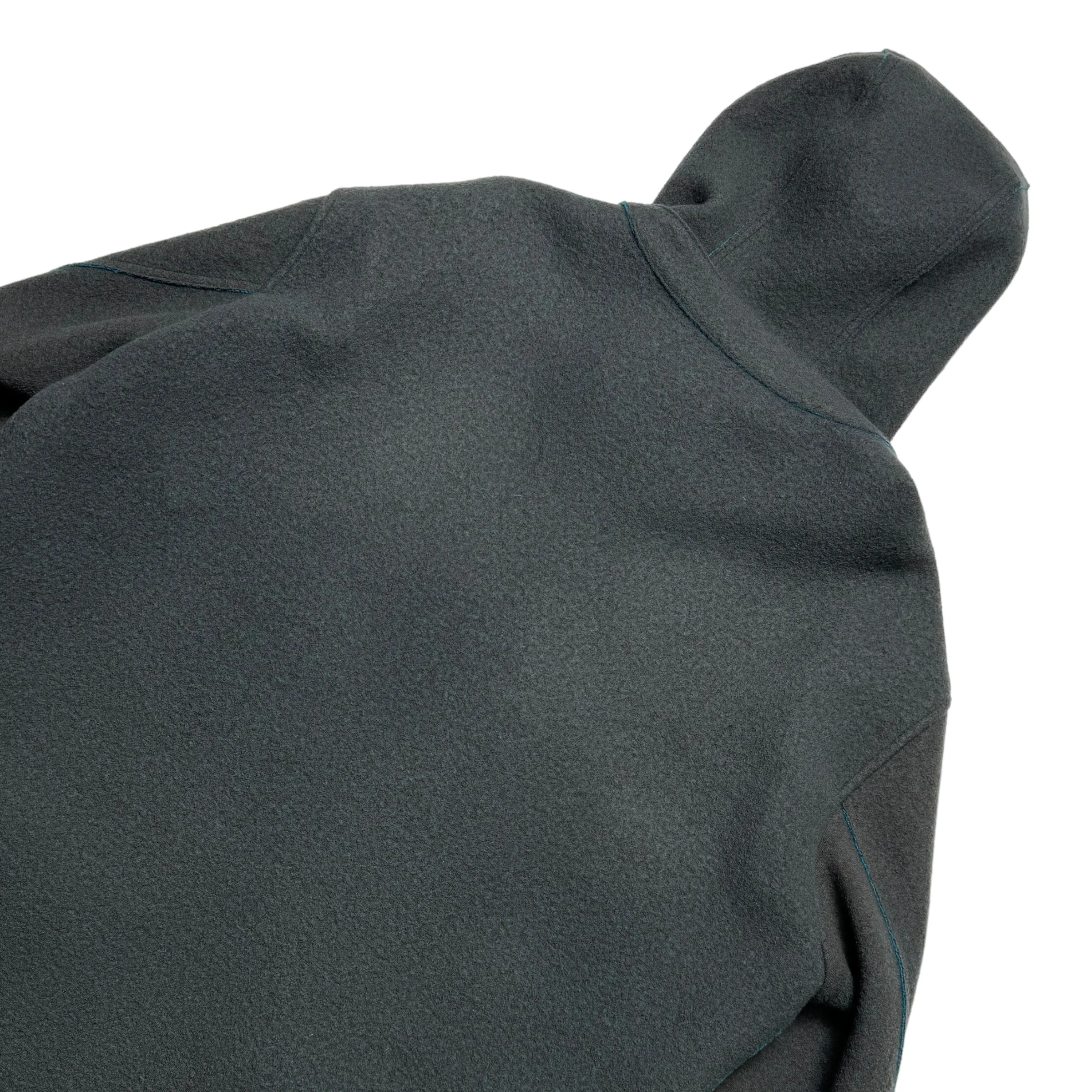 2004 Issey Miyake Wool Two-Tone Coat