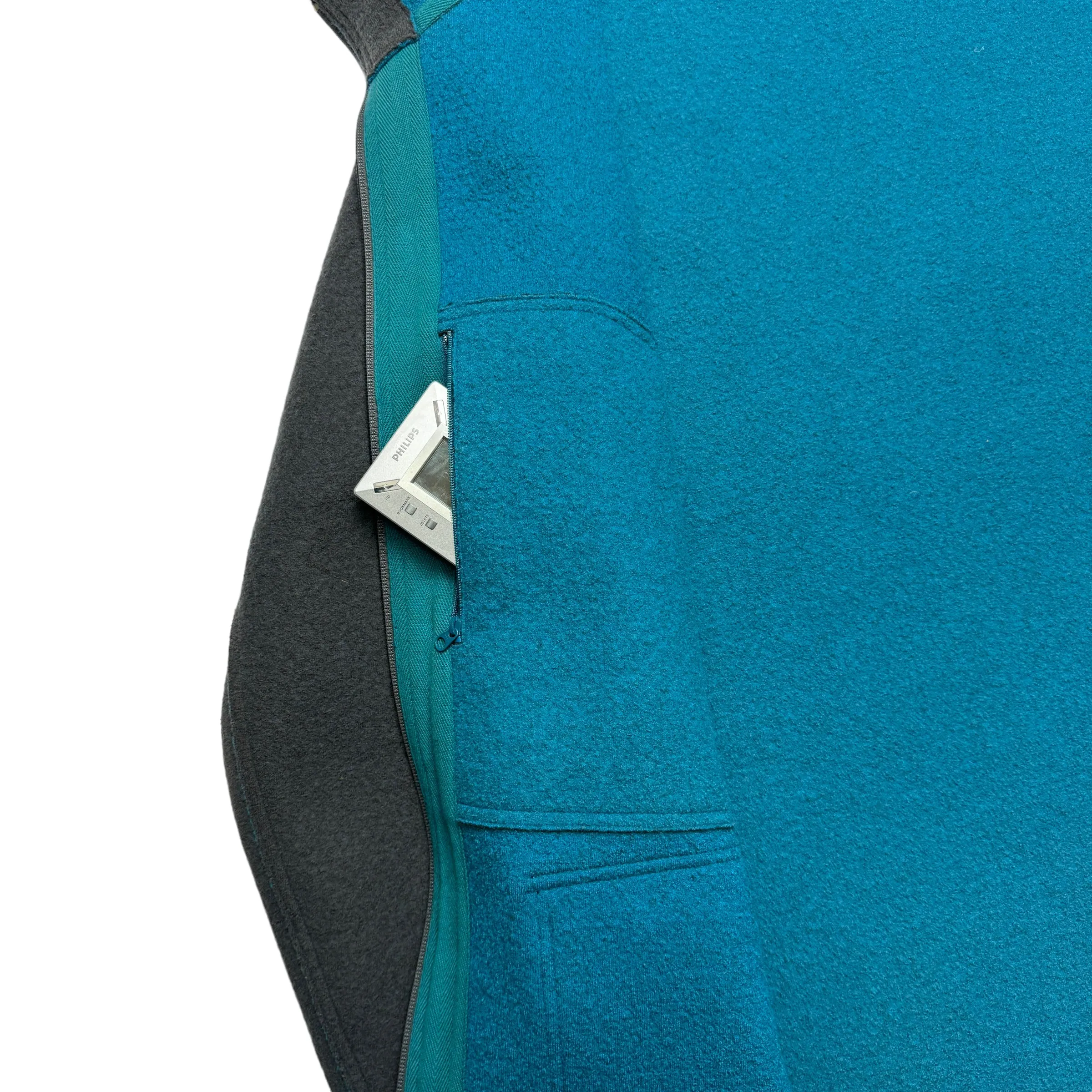 2004 Issey Miyake Wool Two-Tone Coat