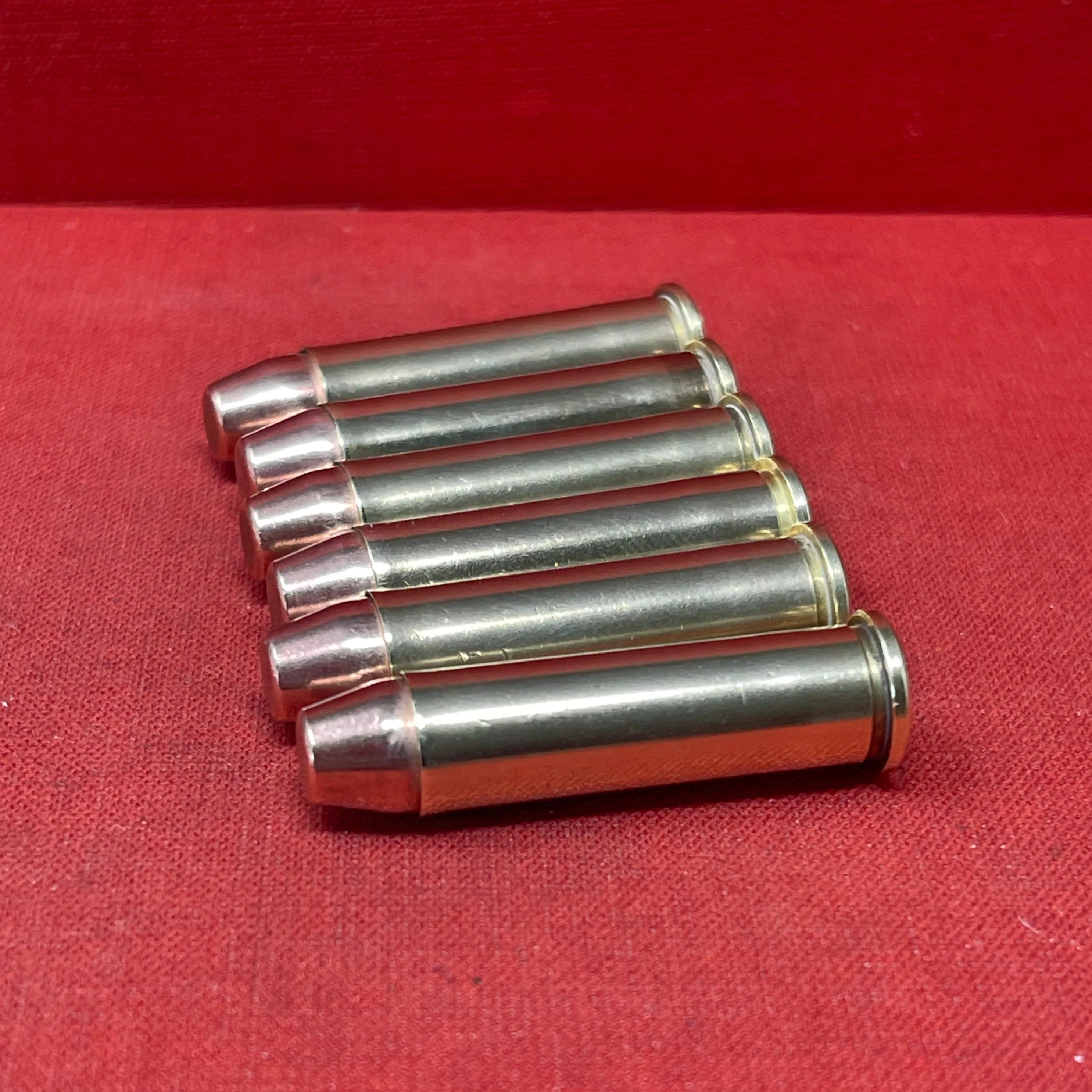 6 x Inert 357 Magnum Cartridges with Heads