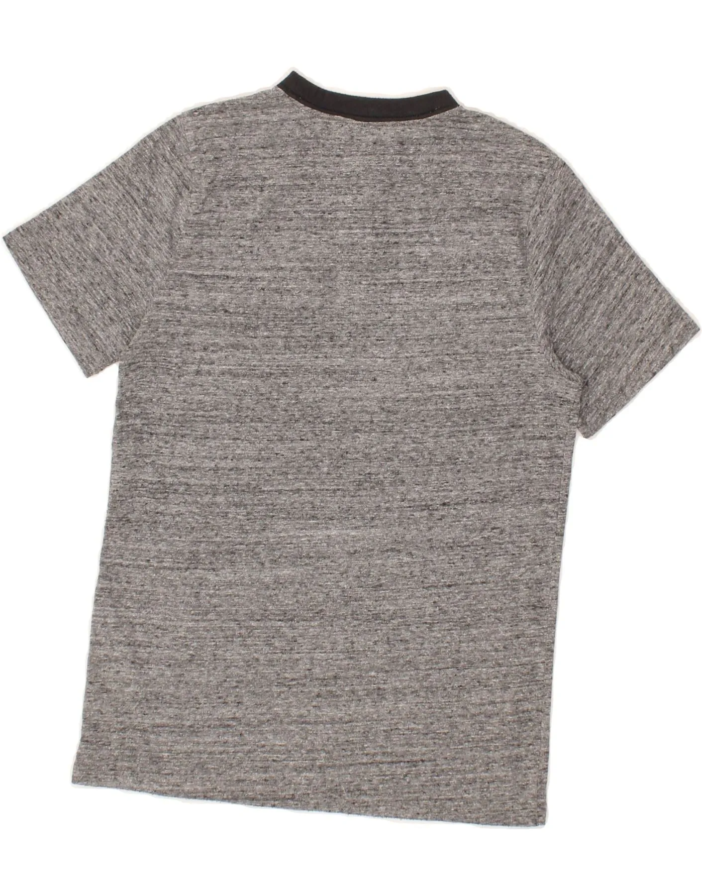ABERCROMBIE & FITCH Boys T-Shirt Top 11-12 Years Grey Flecked Cotton