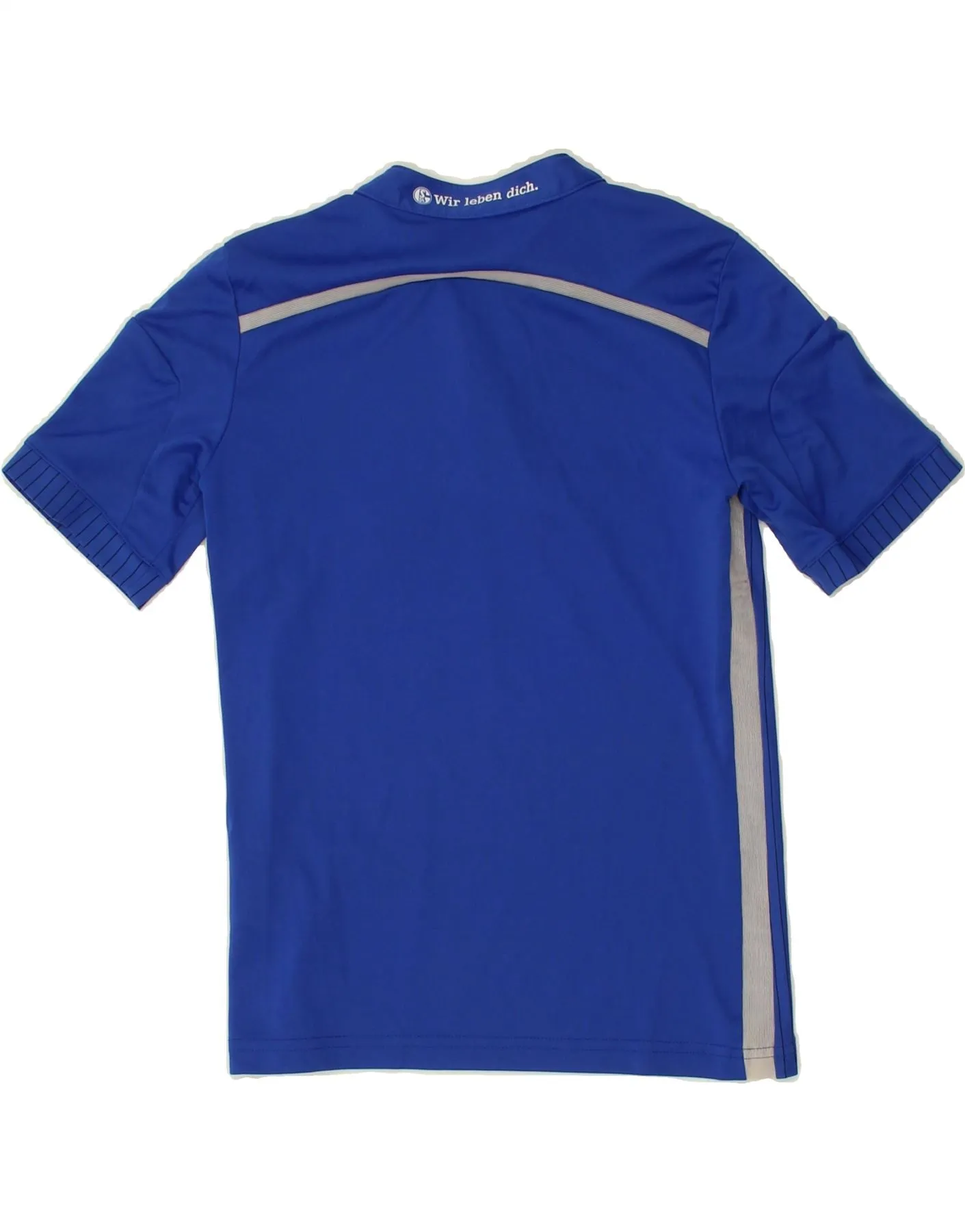 ADIDAS Boys Climacool Graphic T-Shirt Top 9-10 Years Blue Striped