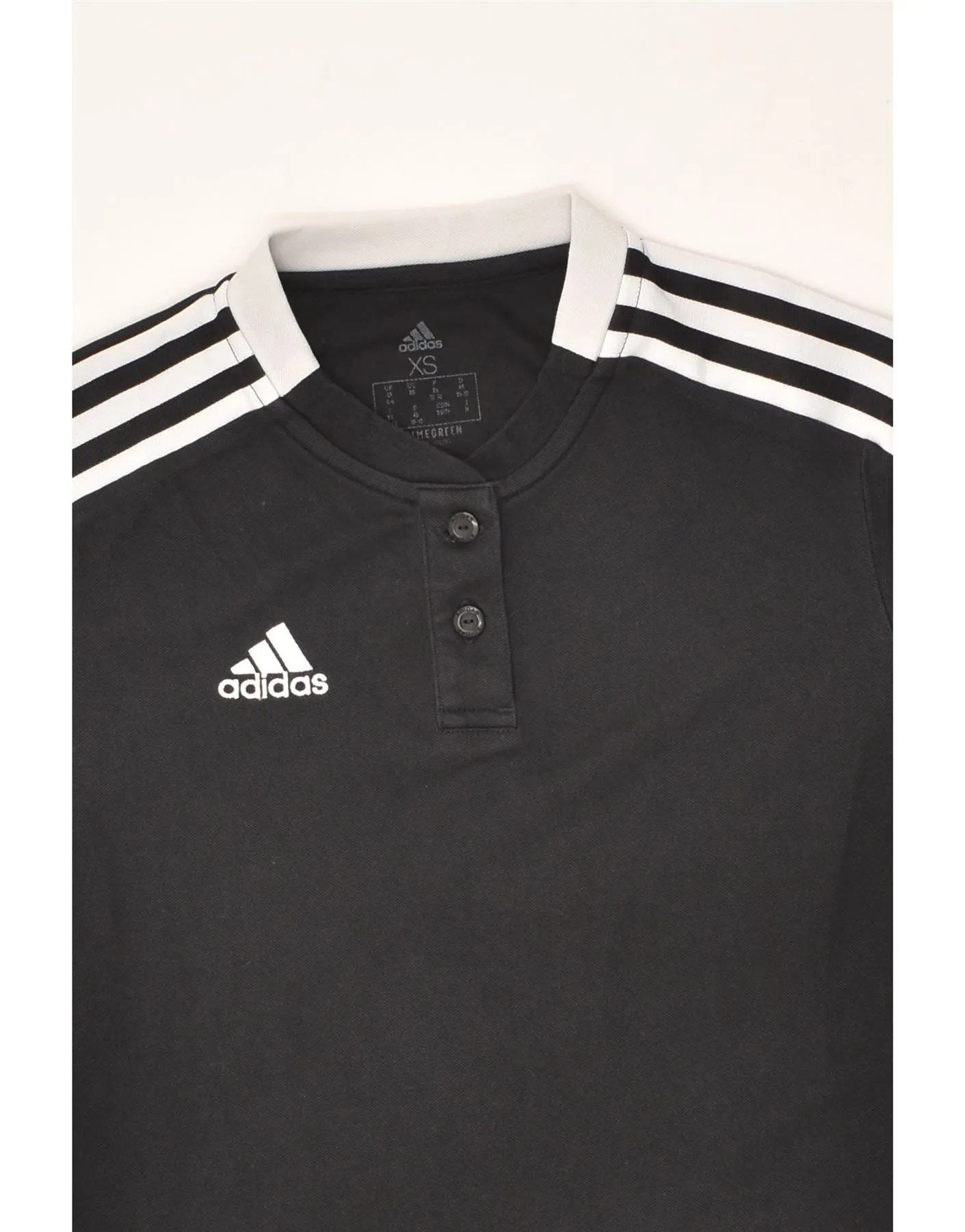 ADIDAS Womens Aeroready T-Shirt Top UK 6 XS Black Cotton