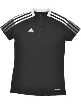 ADIDAS Womens Aeroready T-Shirt Top UK 6 XS Black Cotton