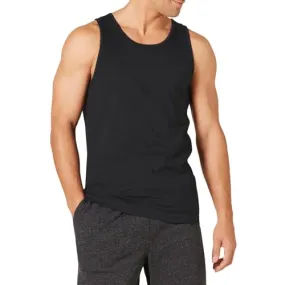 Amazon Essentials Men's Slim-Fit Tank Top, Black, Small