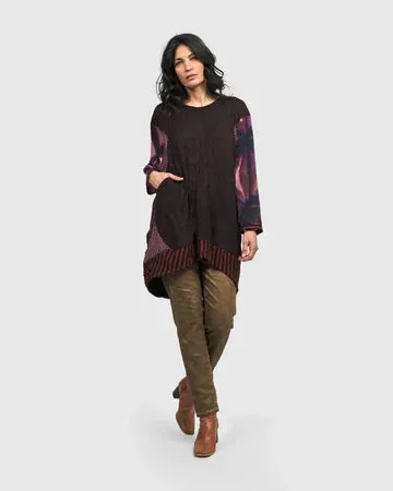 AT608P Anthea Tunic Top Plum