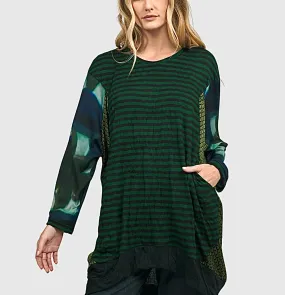 AT609F Anthea Tunic Top Forest