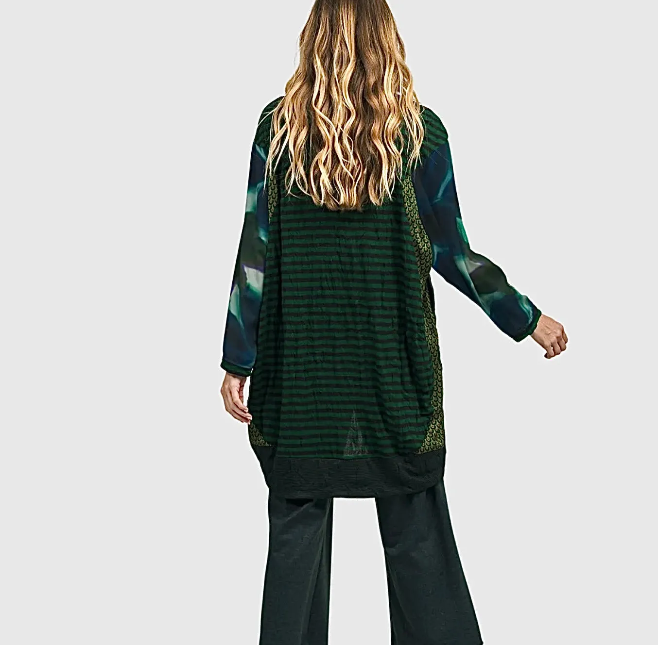 AT609F Anthea Tunic Top Forest