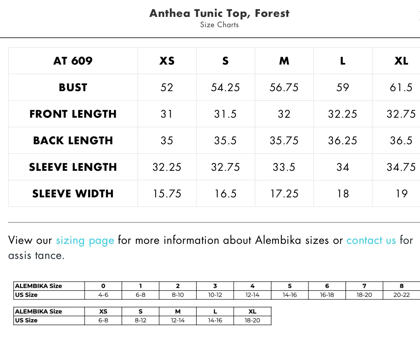 AT609F Anthea Tunic Top Forest