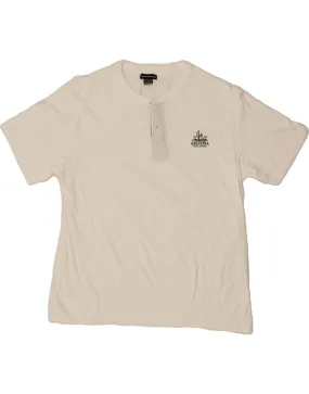 ATLAS FOR MEN Mens T-Shirt Top 2XL White Cotton