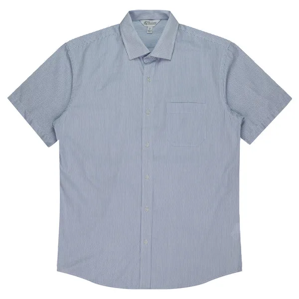 Aussie Pacific Henley Mens Shirt Short Sleeve (1900S)