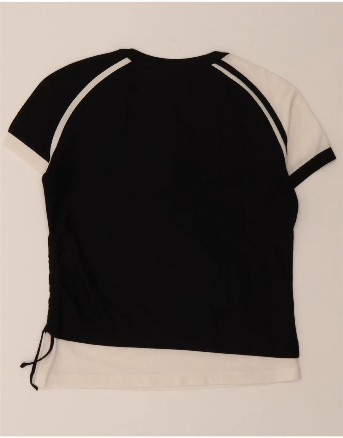 AUSTRALIAN L'ALPINA Womens T-Shirt Top IT 44 Medium Black Colourblock