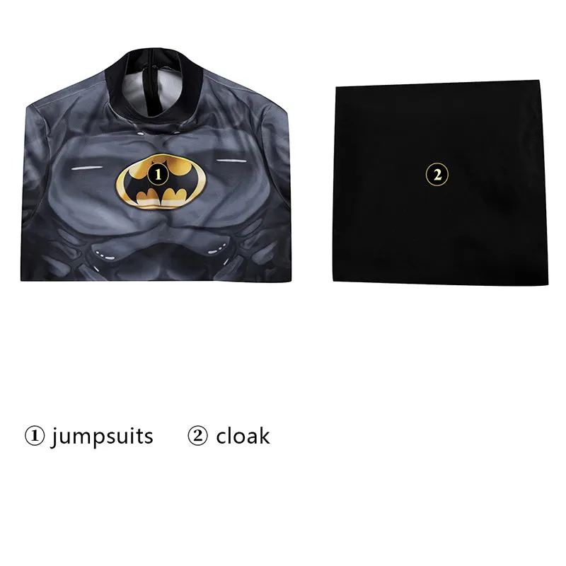 Batman The Animated Series Season 1 Cosplay Costume Batman Bodysuit Cape Mask