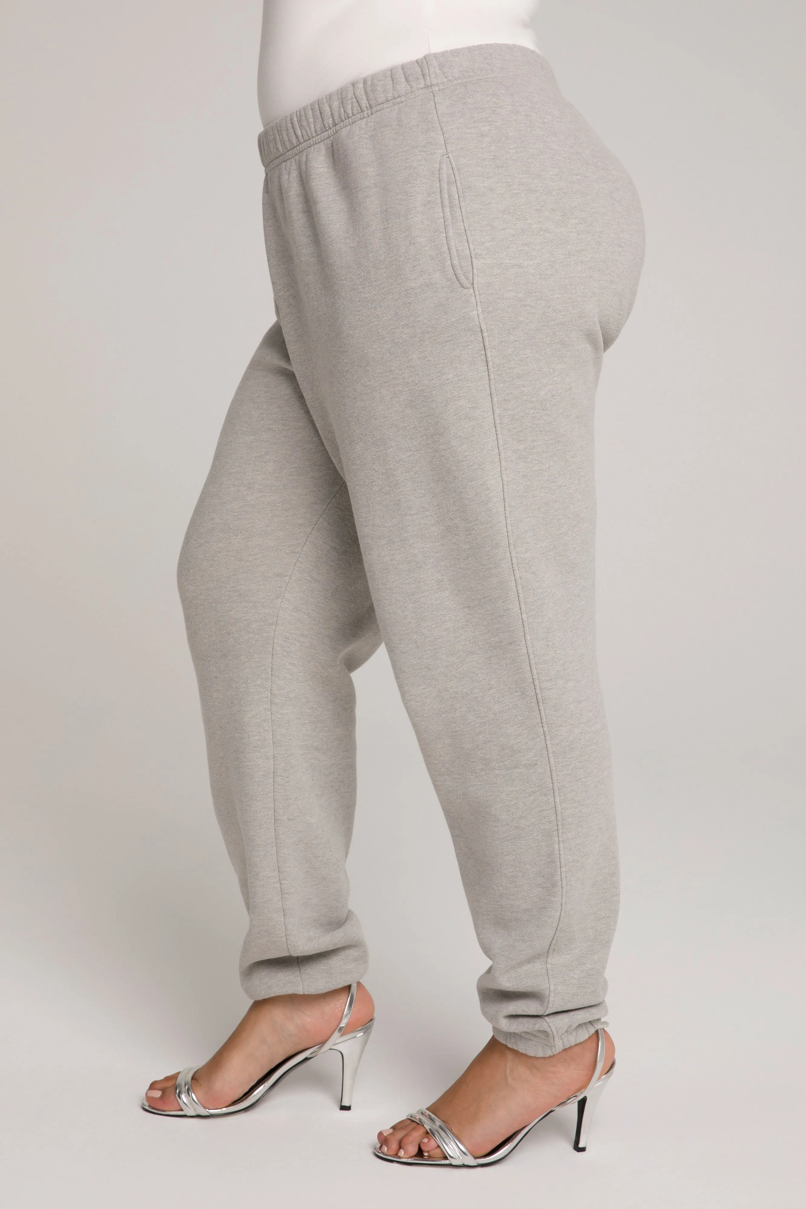 BOYFRIEND SWEATPANTS | HEATHER GREY001
