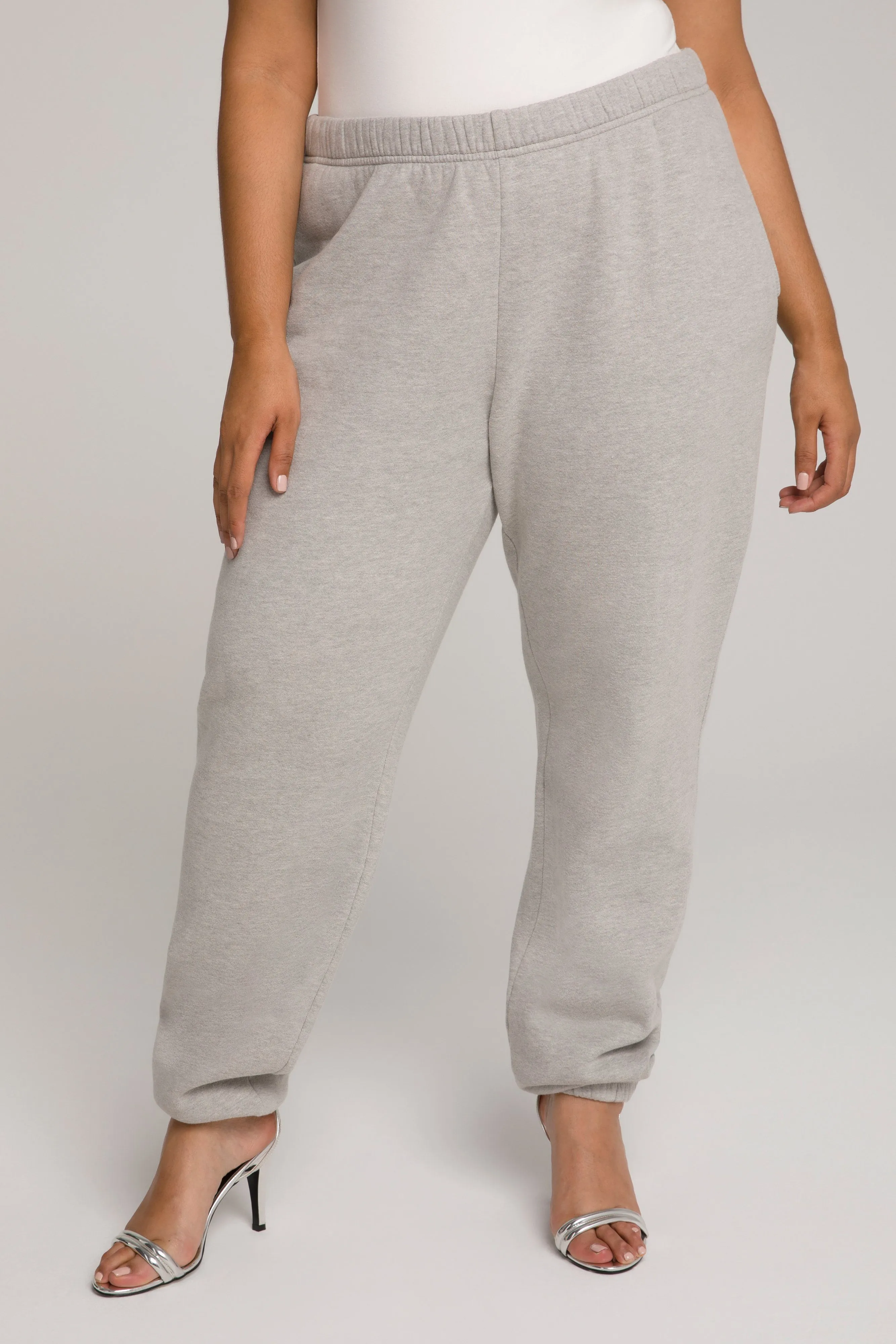 BOYFRIEND SWEATPANTS | HEATHER GREY001