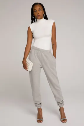 BOYFRIEND SWEATPANTS | HEATHER GREY001