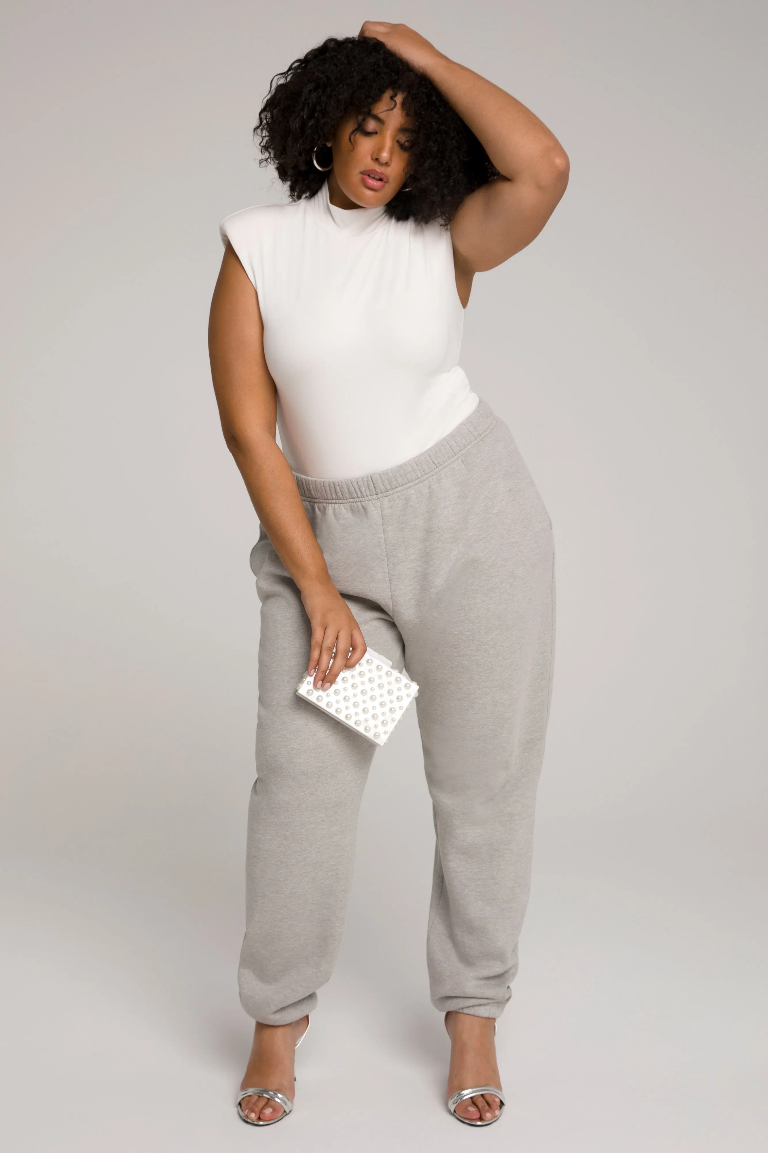 BOYFRIEND SWEATPANTS | HEATHER GREY001