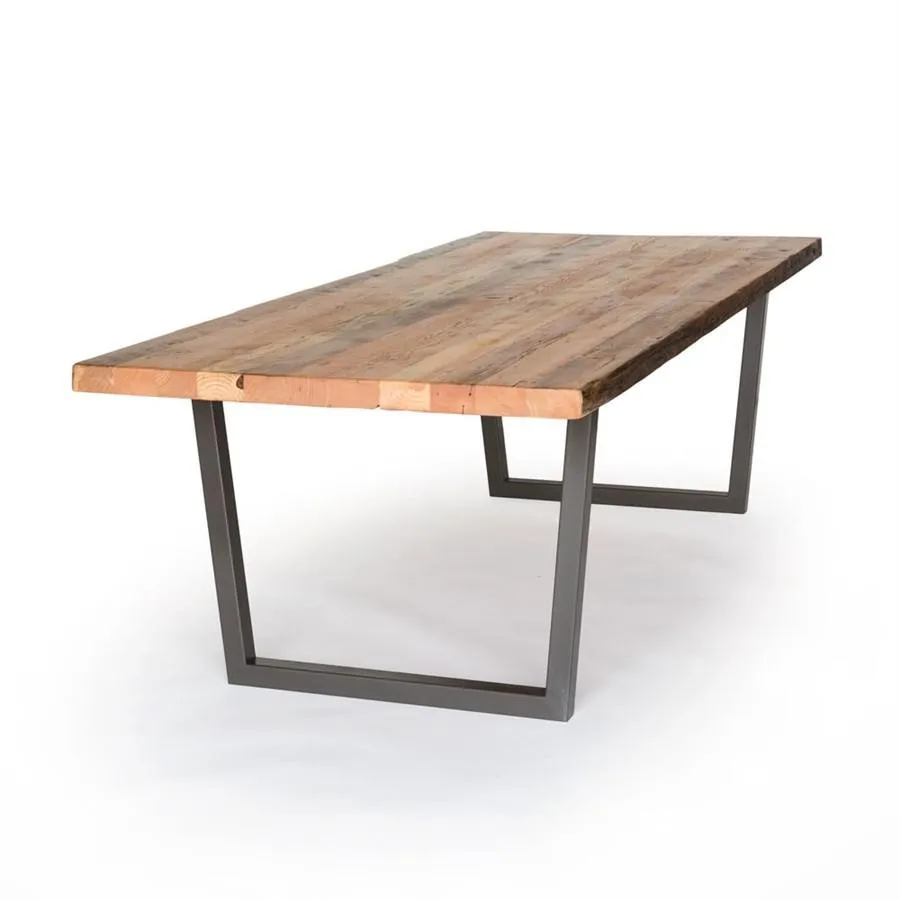Brooklyn Modern Rustic Reclaimed Wood Dining Table