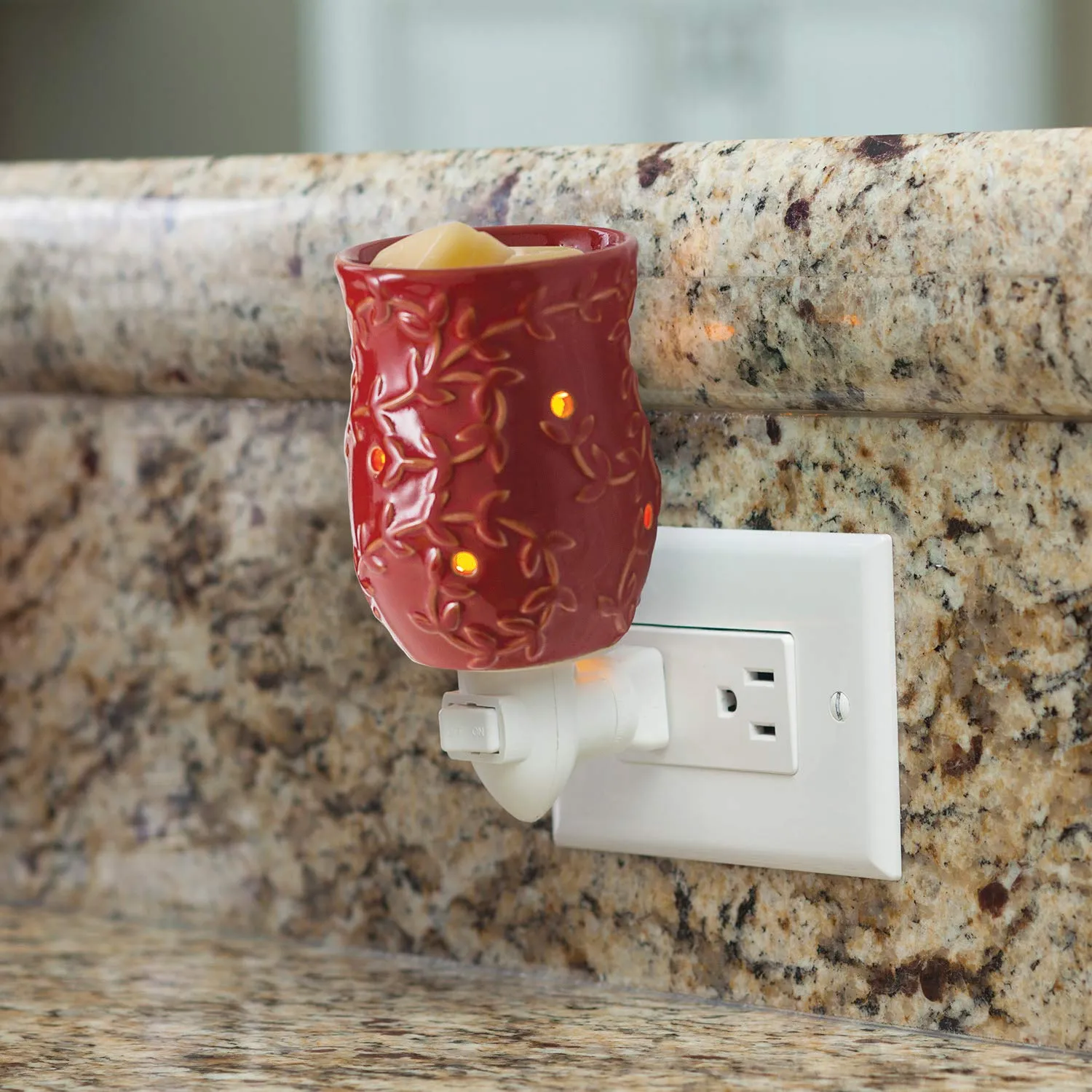 Candle Warmers Etc. Pluggable Fragrance Warmer, Cayenne