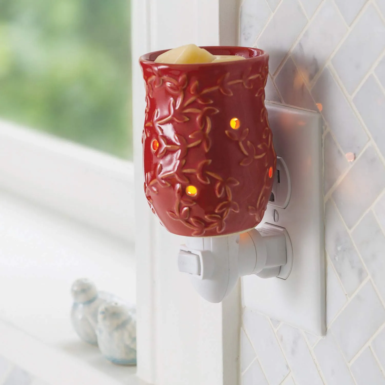 Candle Warmers Etc. Pluggable Fragrance Warmer, Cayenne