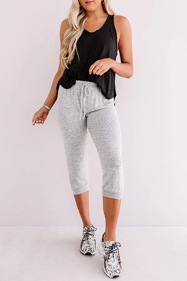 Casa Casual Joggers In Grey