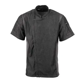 Chef Works Urban Delancey Short Sleeve Denim Chefs Jacket Size S