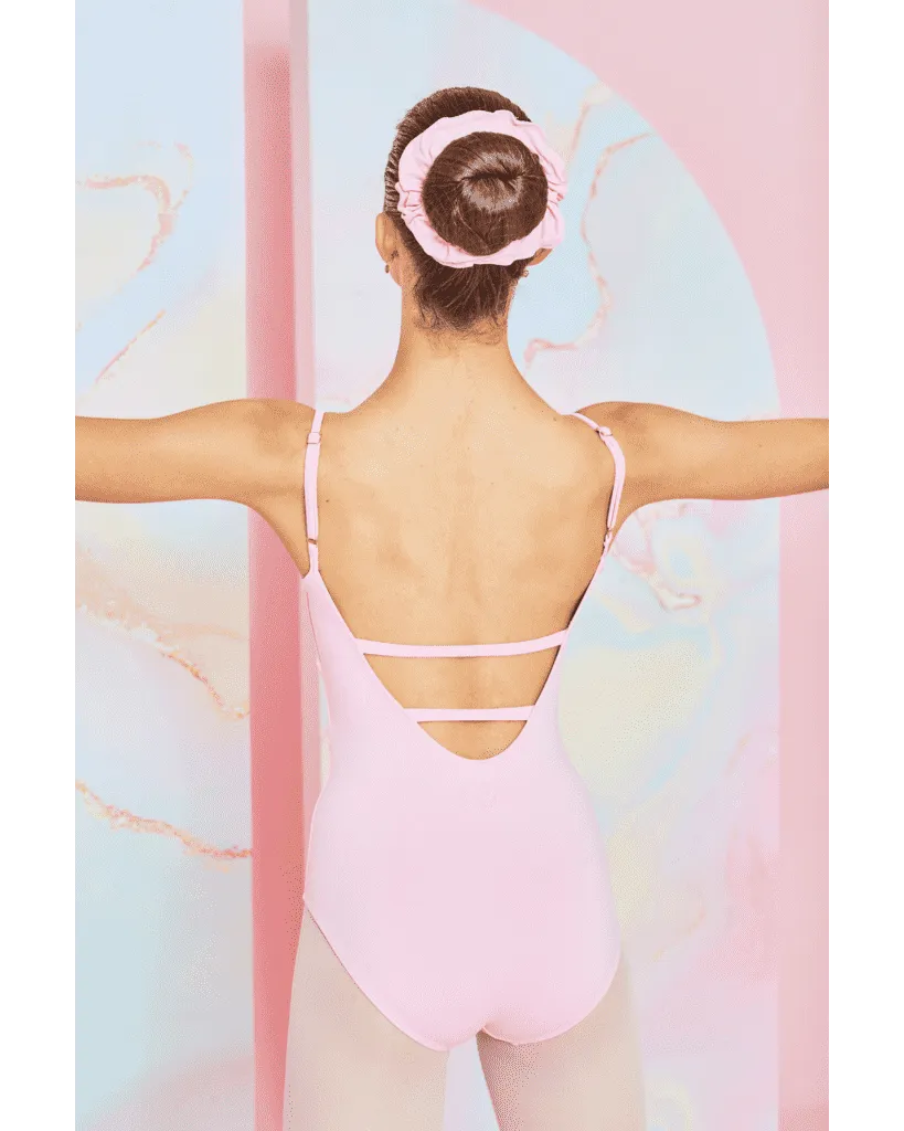 Claudia Dean World Odette Signature Collection Sweetheart Pinched Neckline Open Back Camisole Leotard - Womens