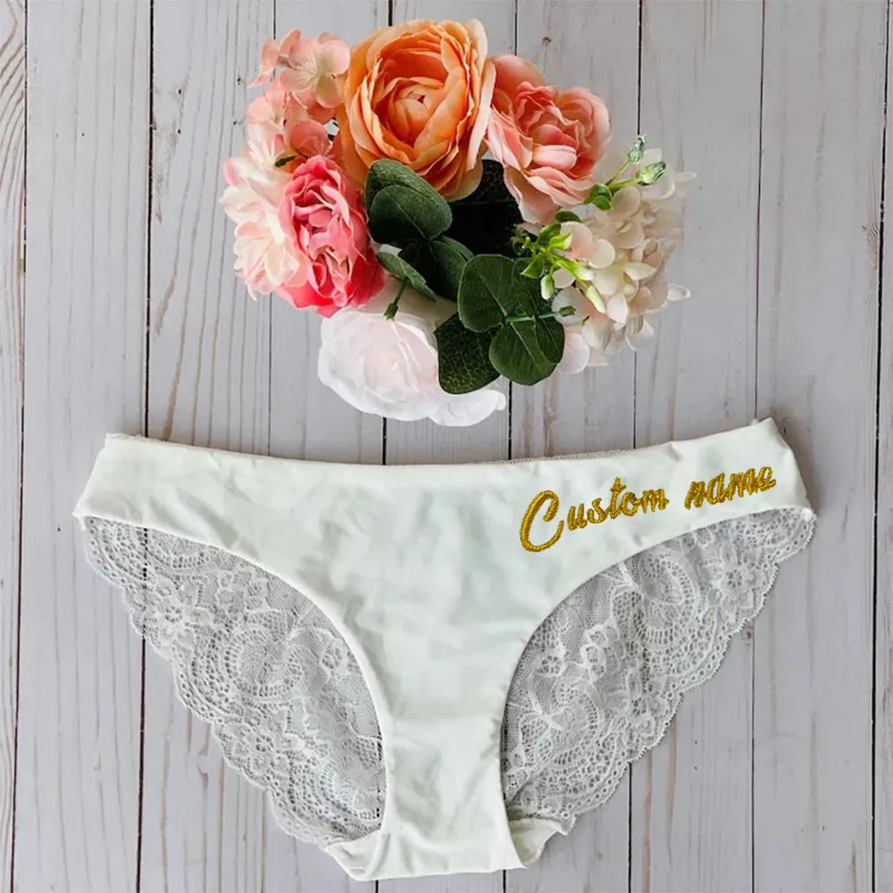 Culotte personnalisée en dentelle sans couture - Wapa