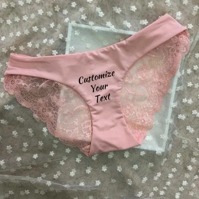 Culotte personnalisée en dentelle sans couture - Wapa