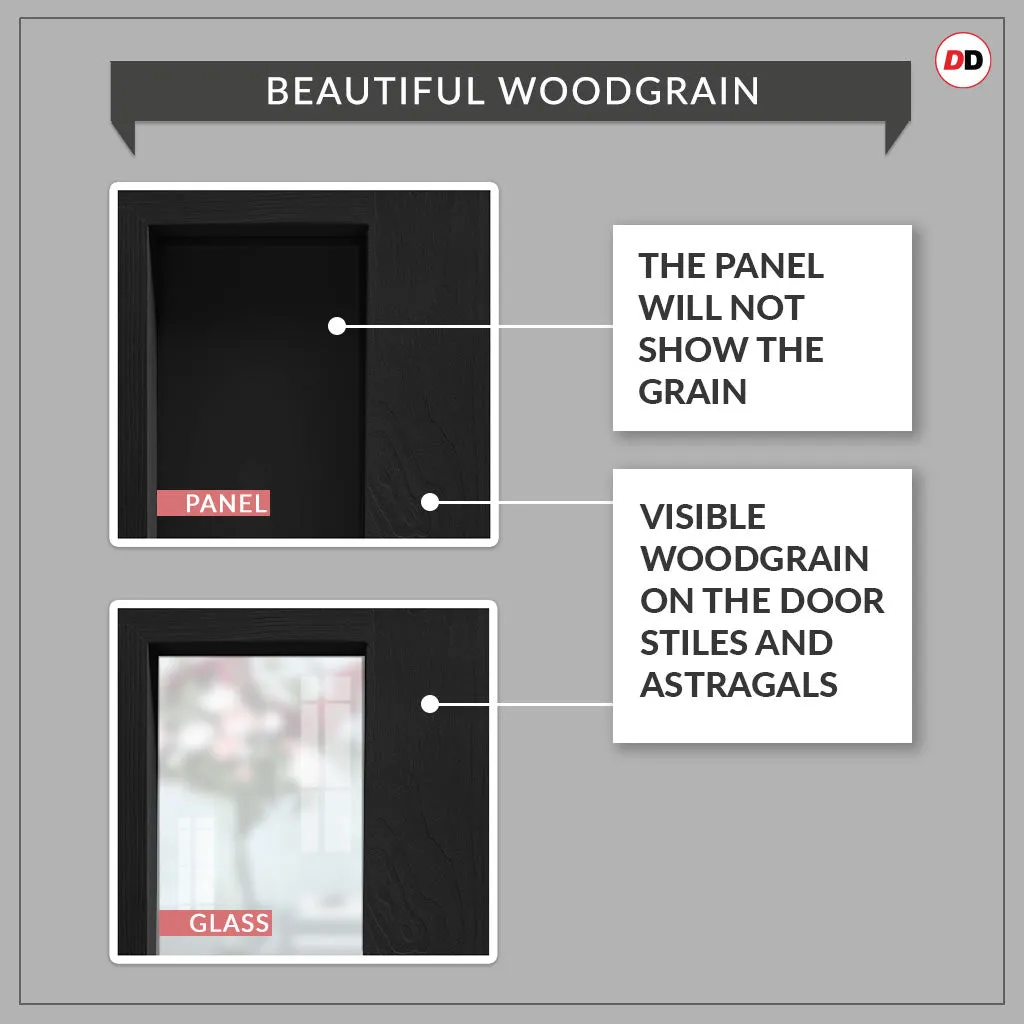 EasiKit Internal Door and Frame Kit - Manchester 3 Panel Solid Wood Internal Door - Premium Primed - Colour Options