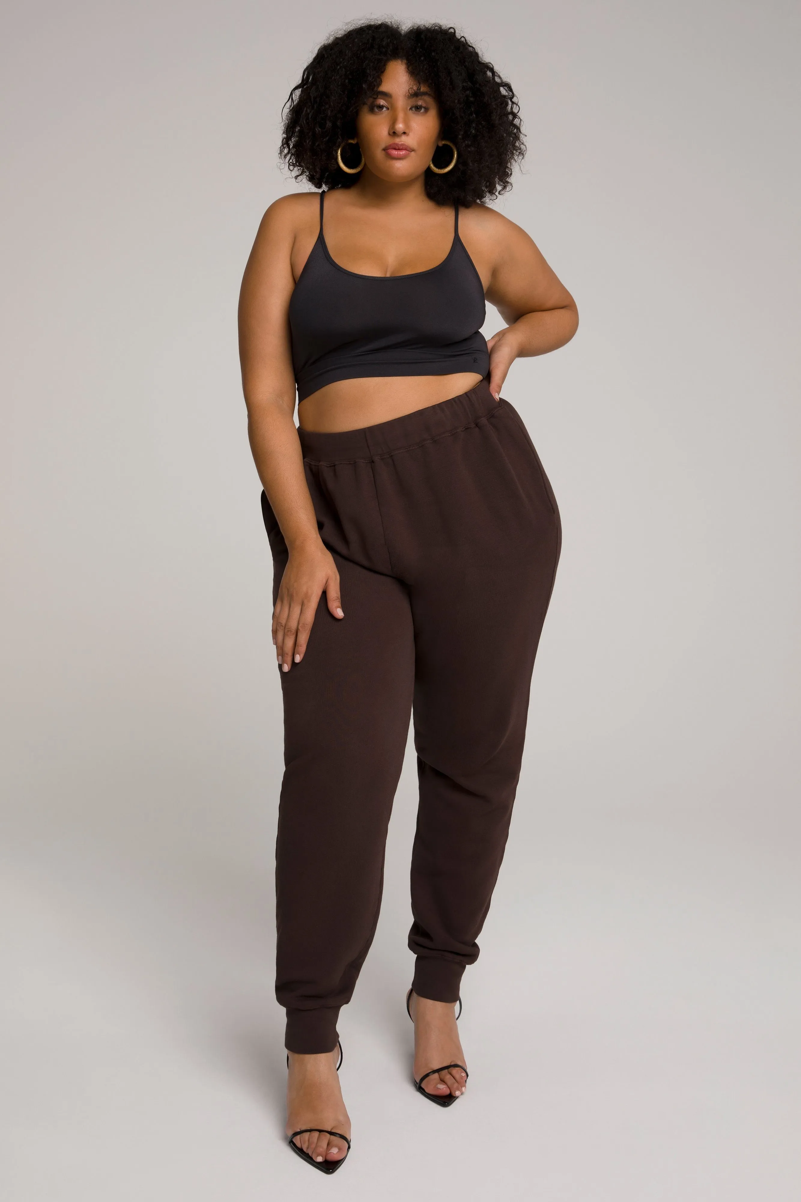 GOOD WAIST JOGGER | COFFEE001