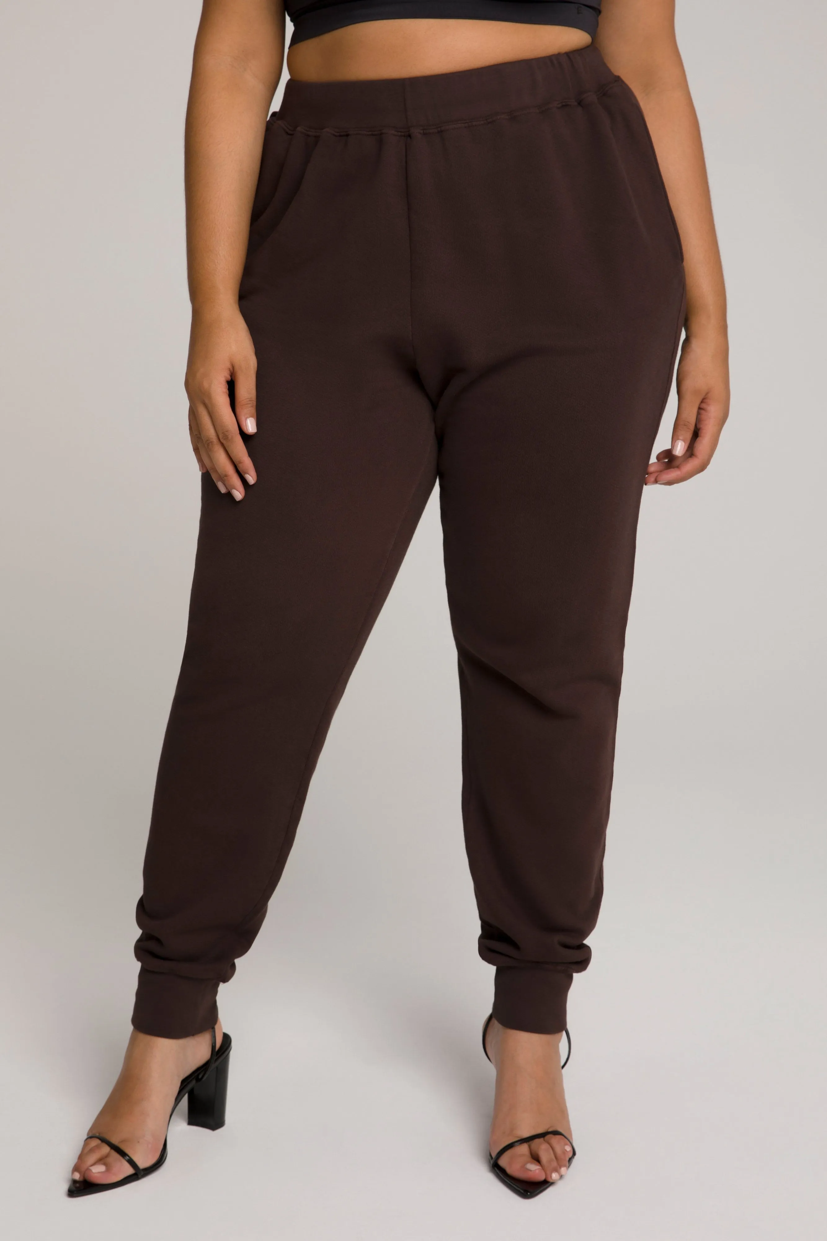 GOOD WAIST JOGGER | COFFEE001