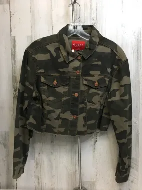 Guess Size Small Army Green Jean Jacket