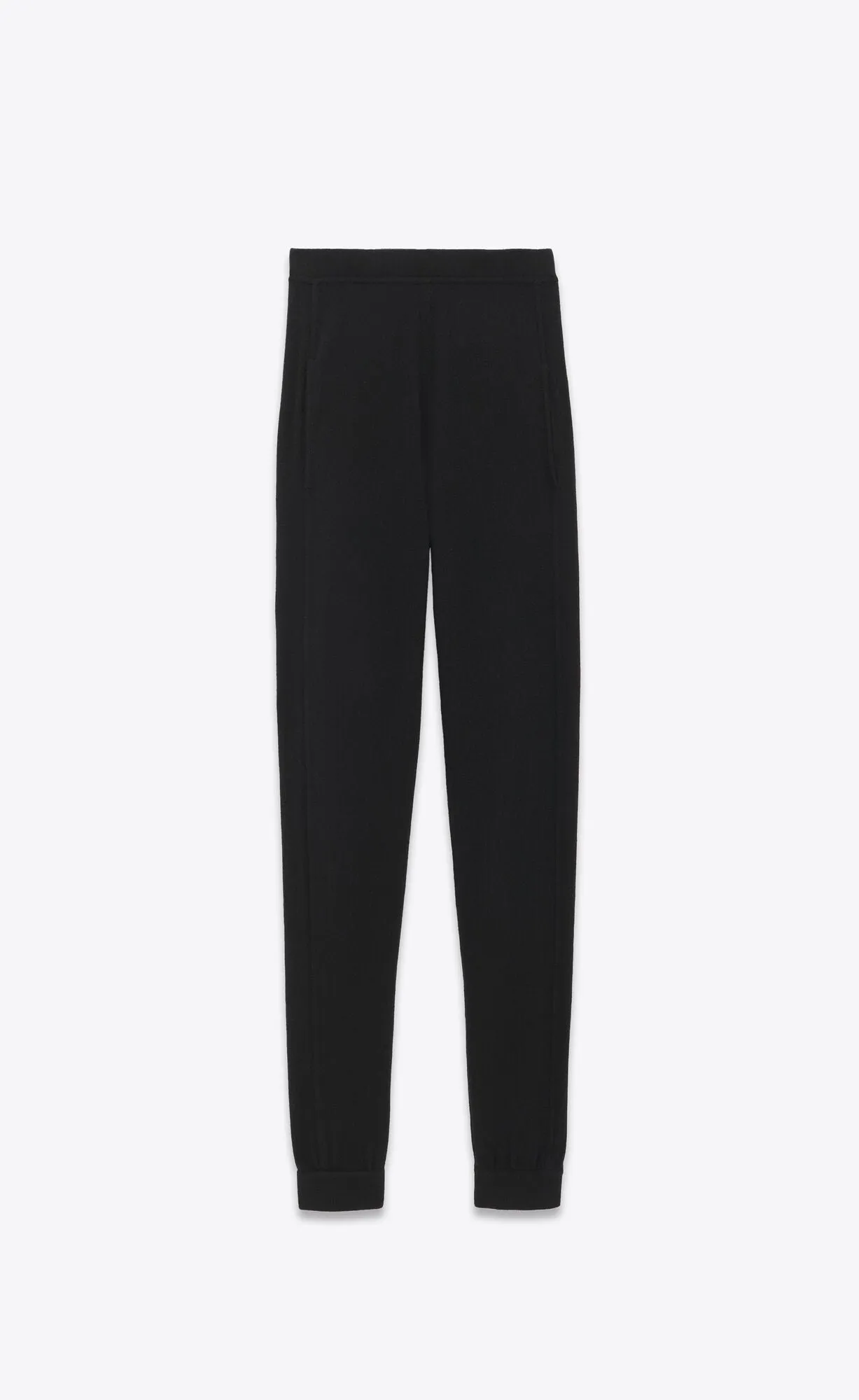 high-waisted cashmere leggings