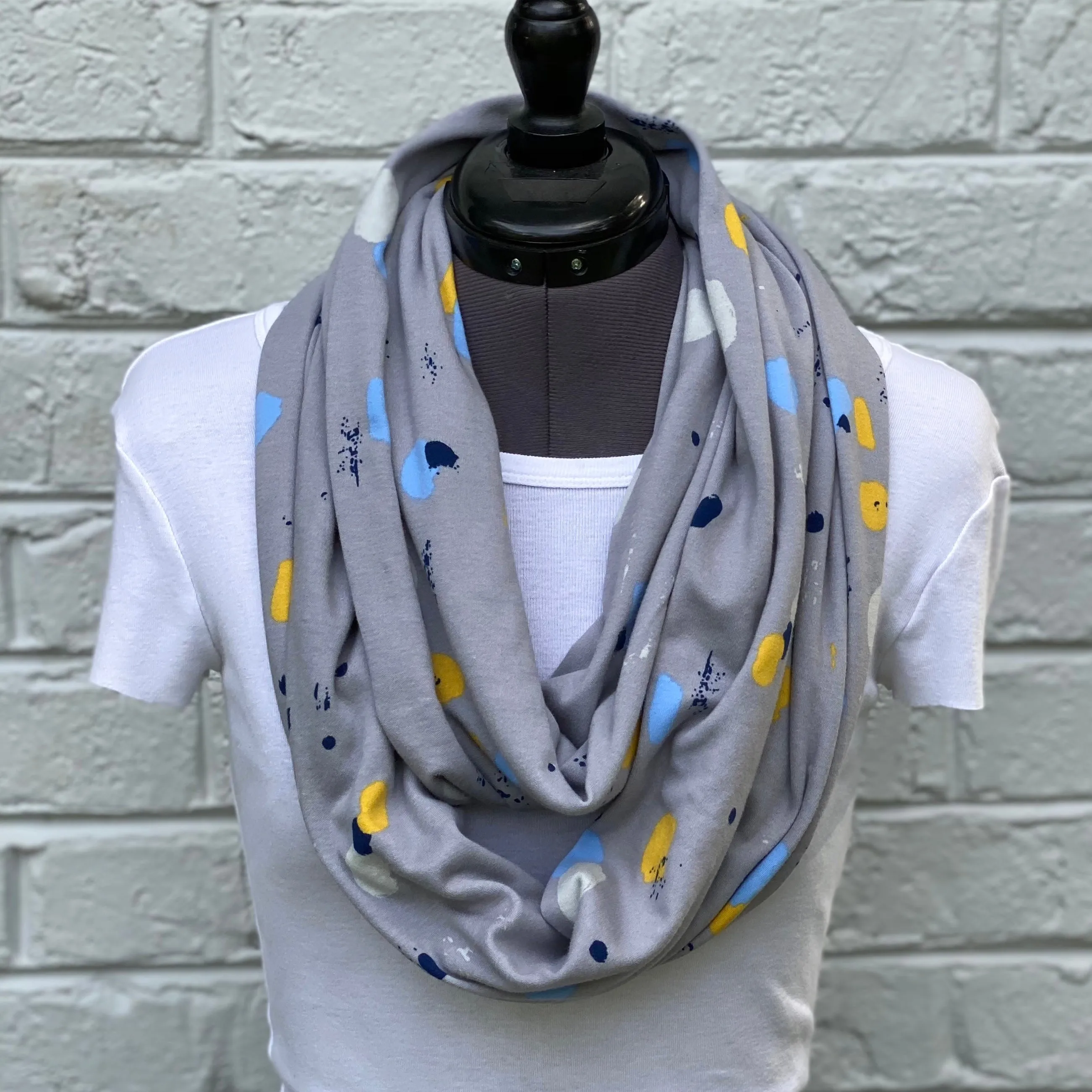 Infinity Scarf Gray Dabble