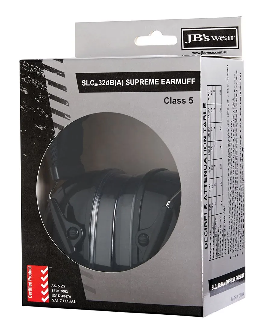 JB 32DB SUPREME EAR MUFFS 8M001