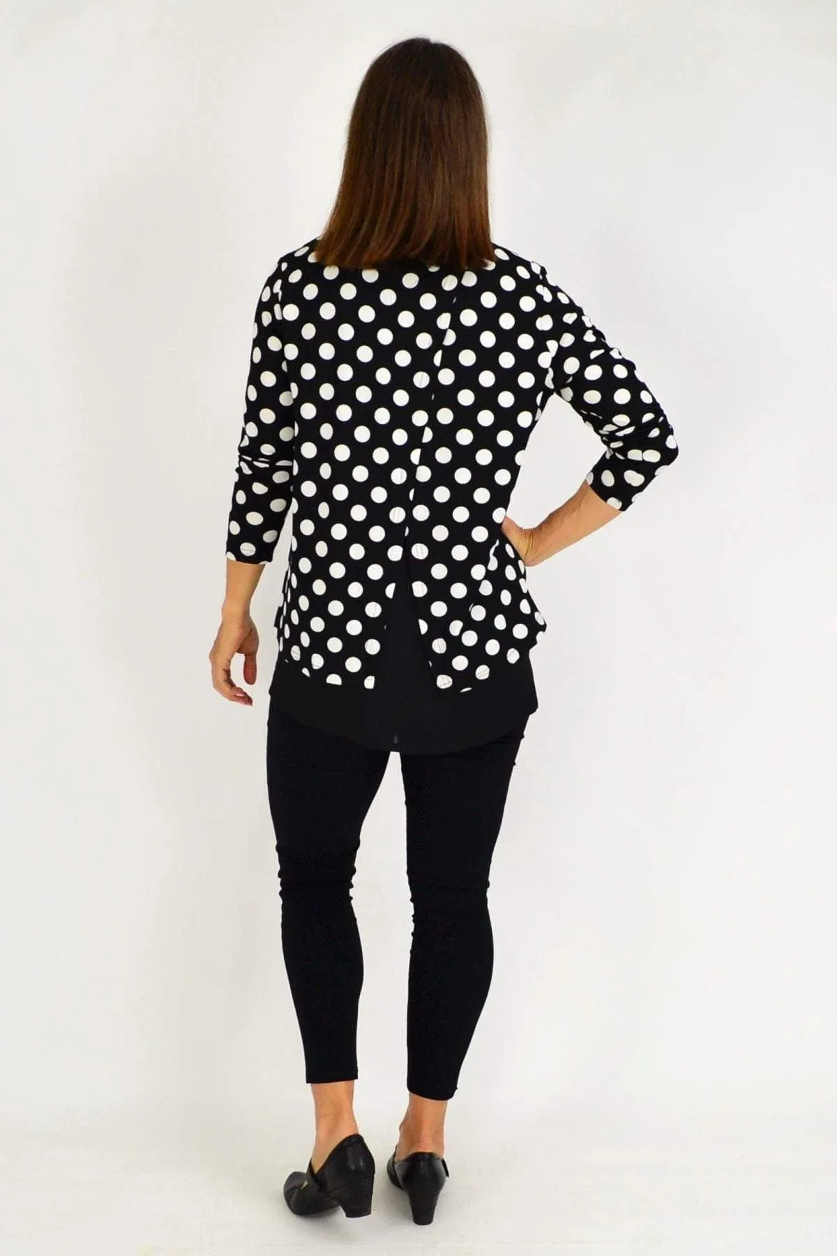 Jillian Spot Tunic Top