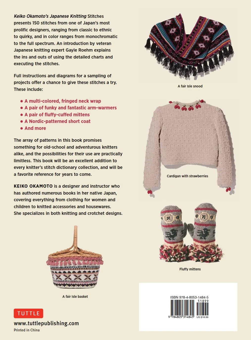 Keiko Okamoto's Japanese Knitting Stitches
