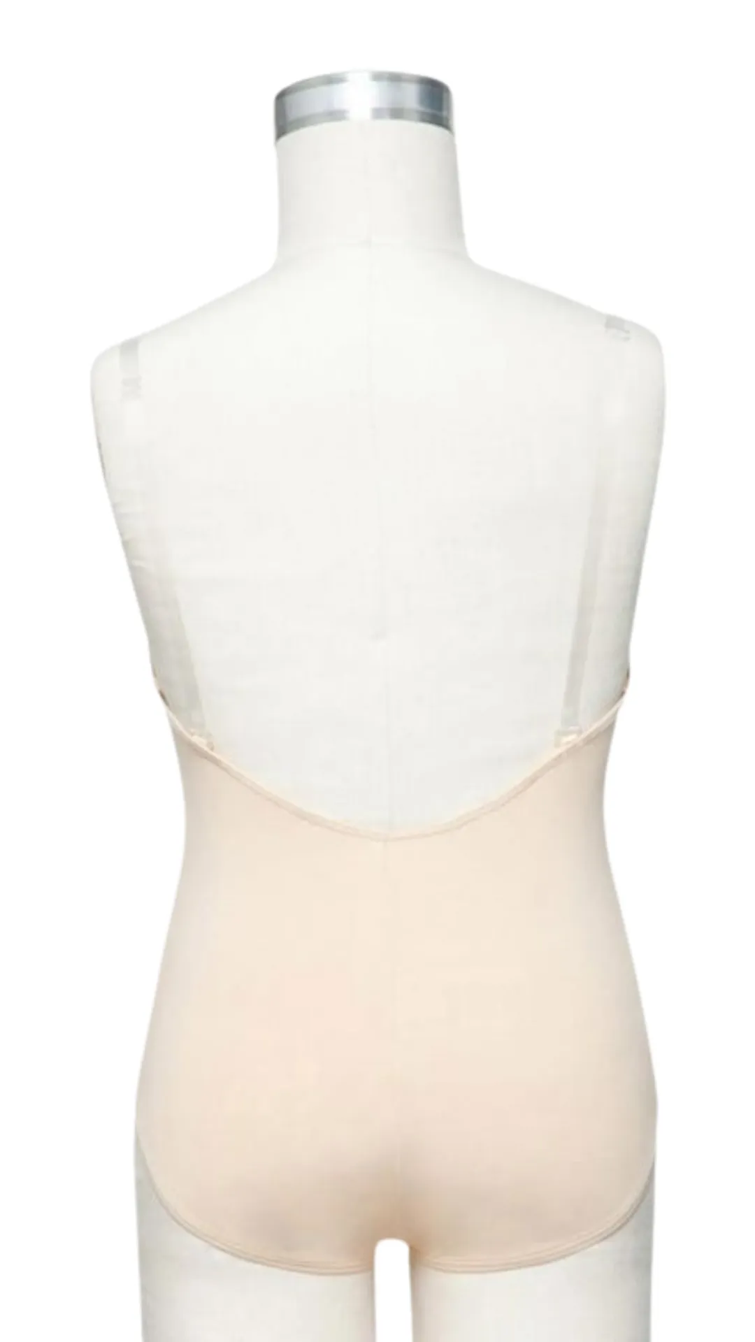 Kids Nude Under Leotard with Clear Straps 3532C