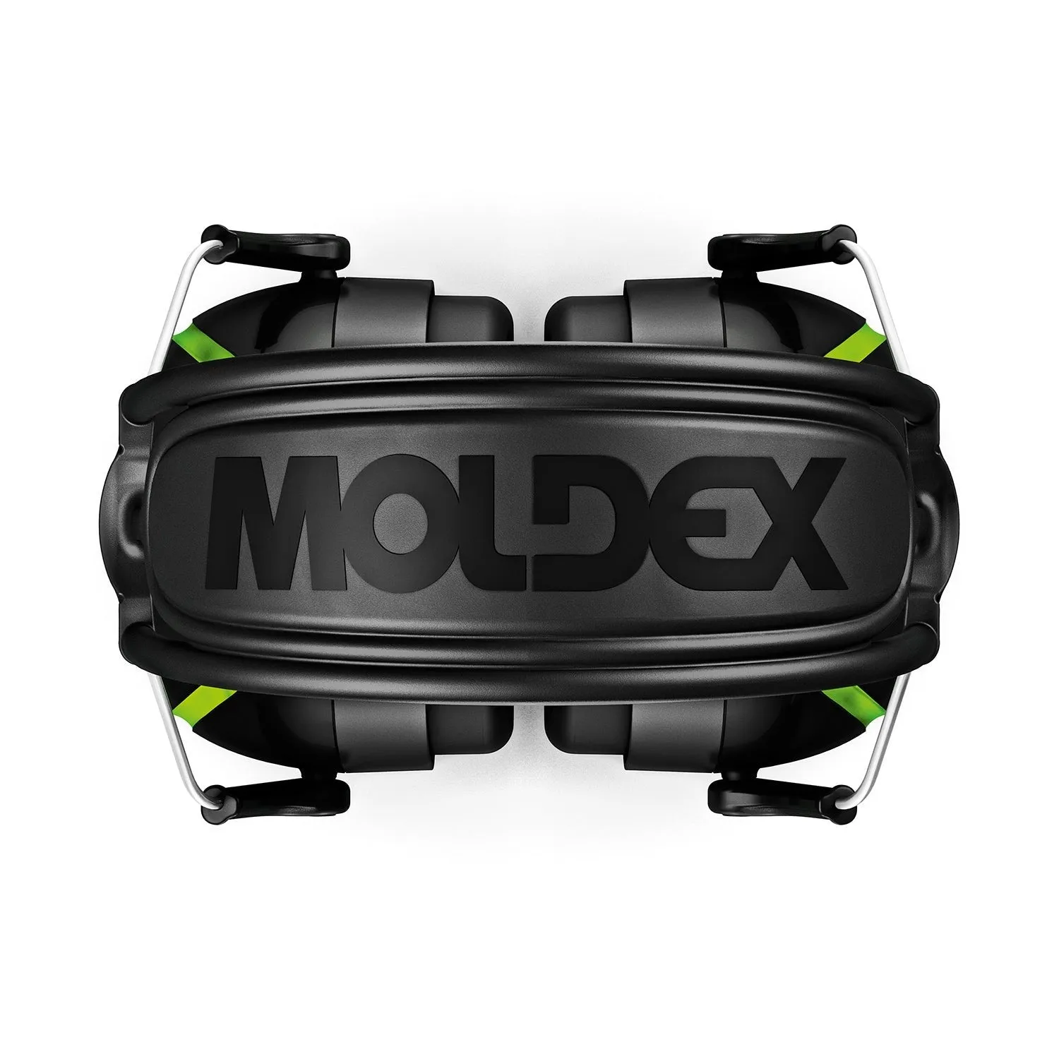 MOLDEX 6130- MX Series Earmuffs, 30 dB, Black/Green, Headband