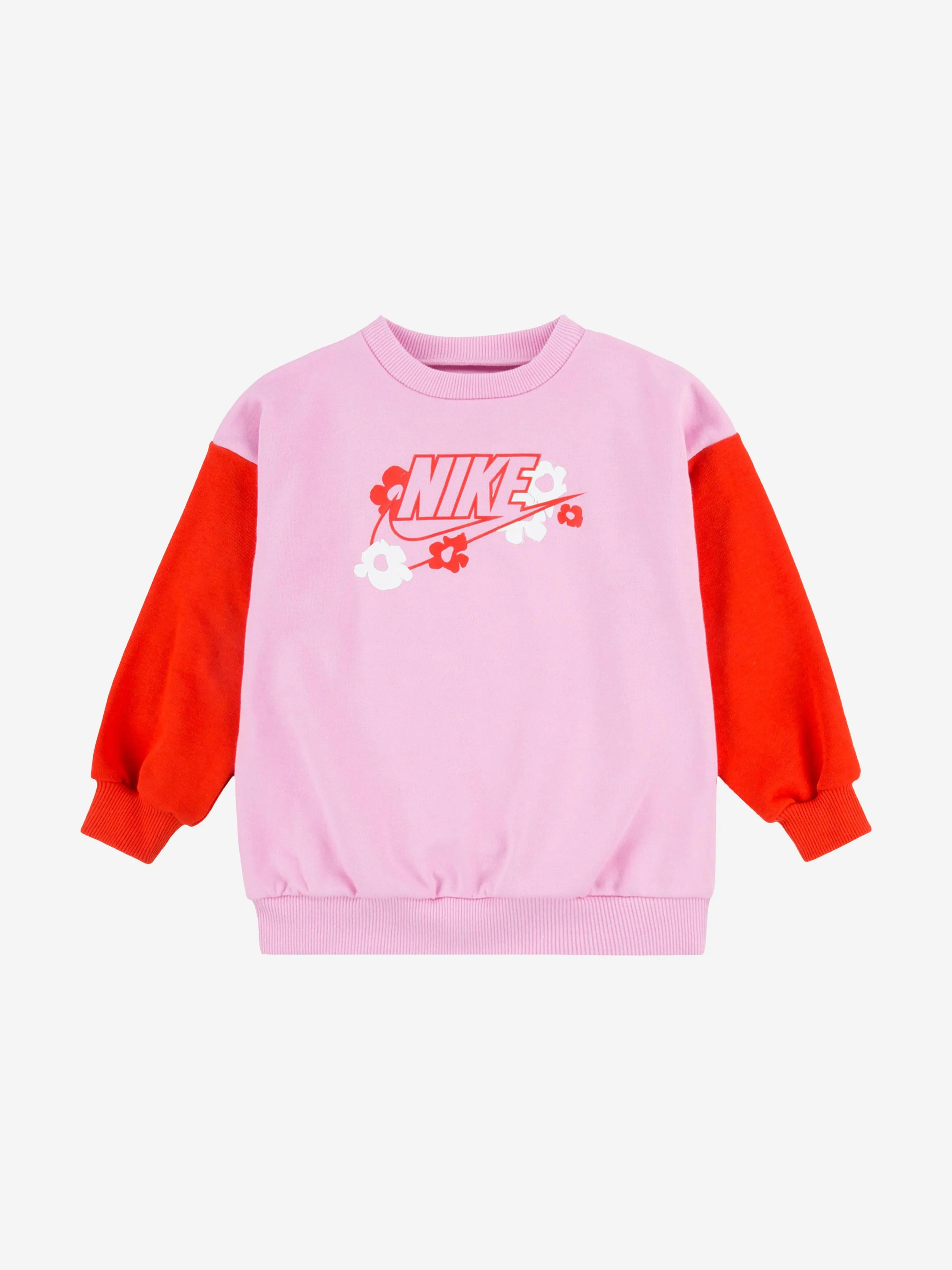 Nike Girls Floral Leggings Set in Pink