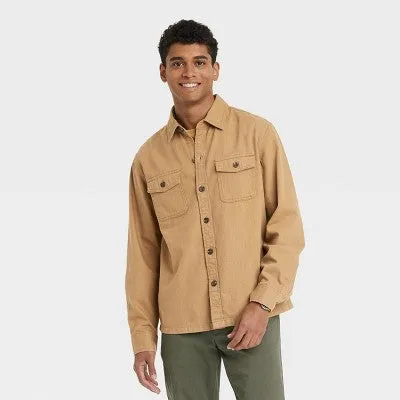 Open Box - Men's ong Sleeve Collared Button-Down Shirt - Goodfellow & Co