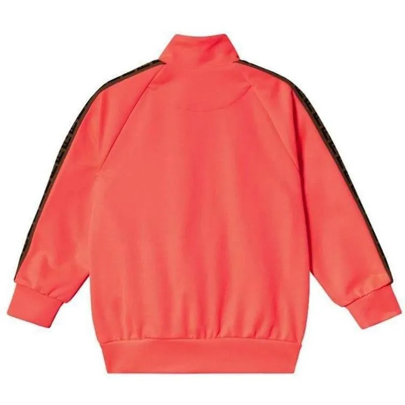 Pink Neon Zip-up Sweatshirt