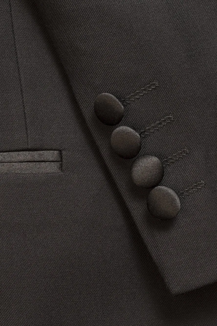 "Edge" Black Tuxedo Jacket