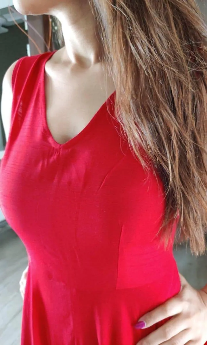 Red Jumpsuit with Flare