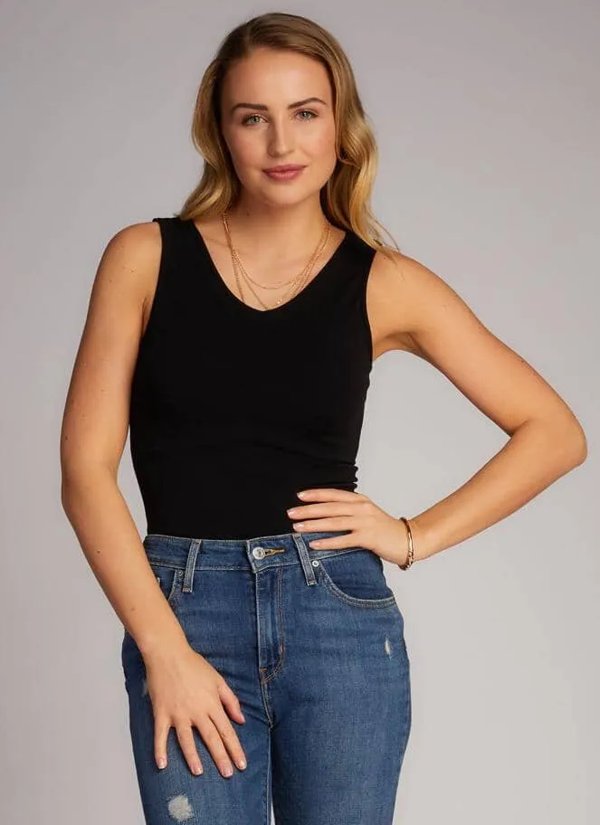 REVERSIBLE MINT BAMBOO CAMISOLE