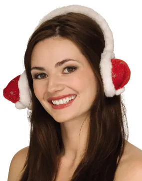 Santa Clause Hat Shaped Ear Muffs