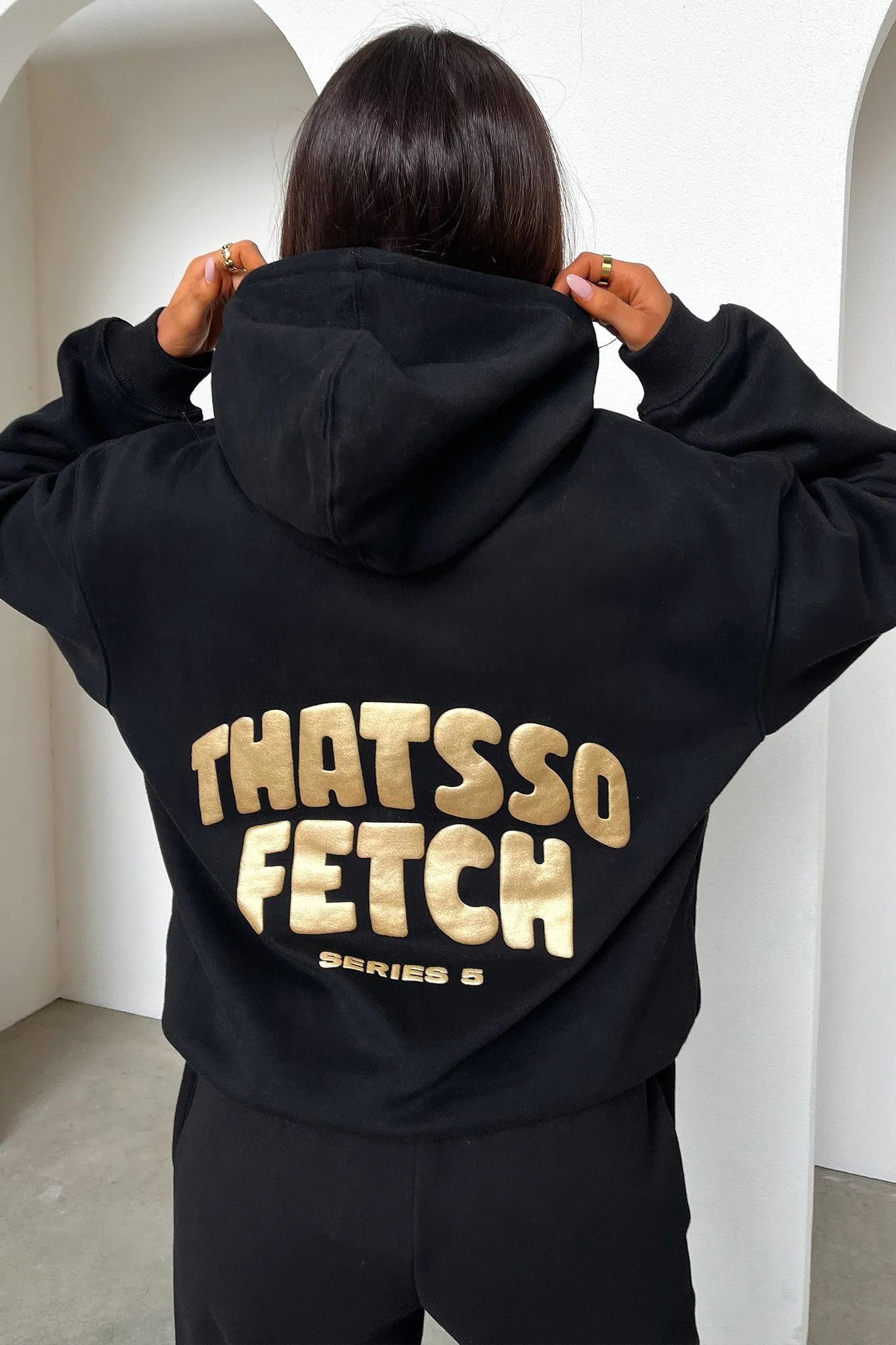 Series 5 Hoodie - Black/Gold