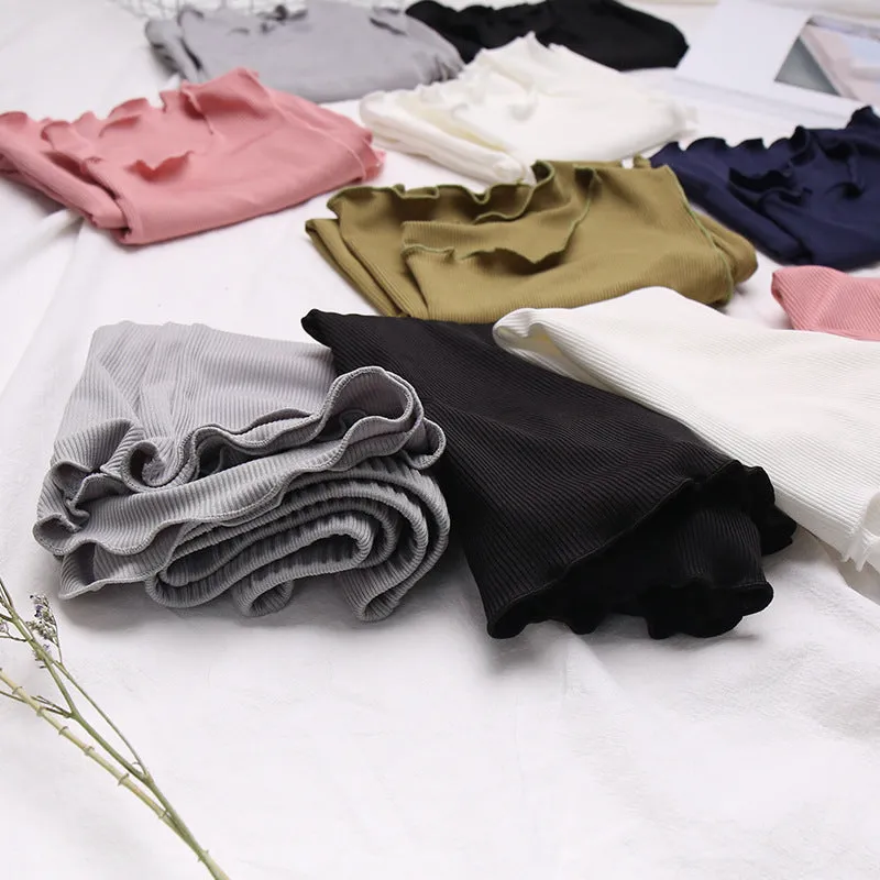 Sets Summer Ruffle Tank Top Short Pants Women Modal Cotton Loungewear Sleepwear